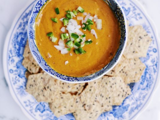 Cashew Butter and Nutritional Yeast Queso