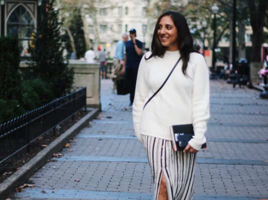 Fisherman's Sweater and Maxi Skirt